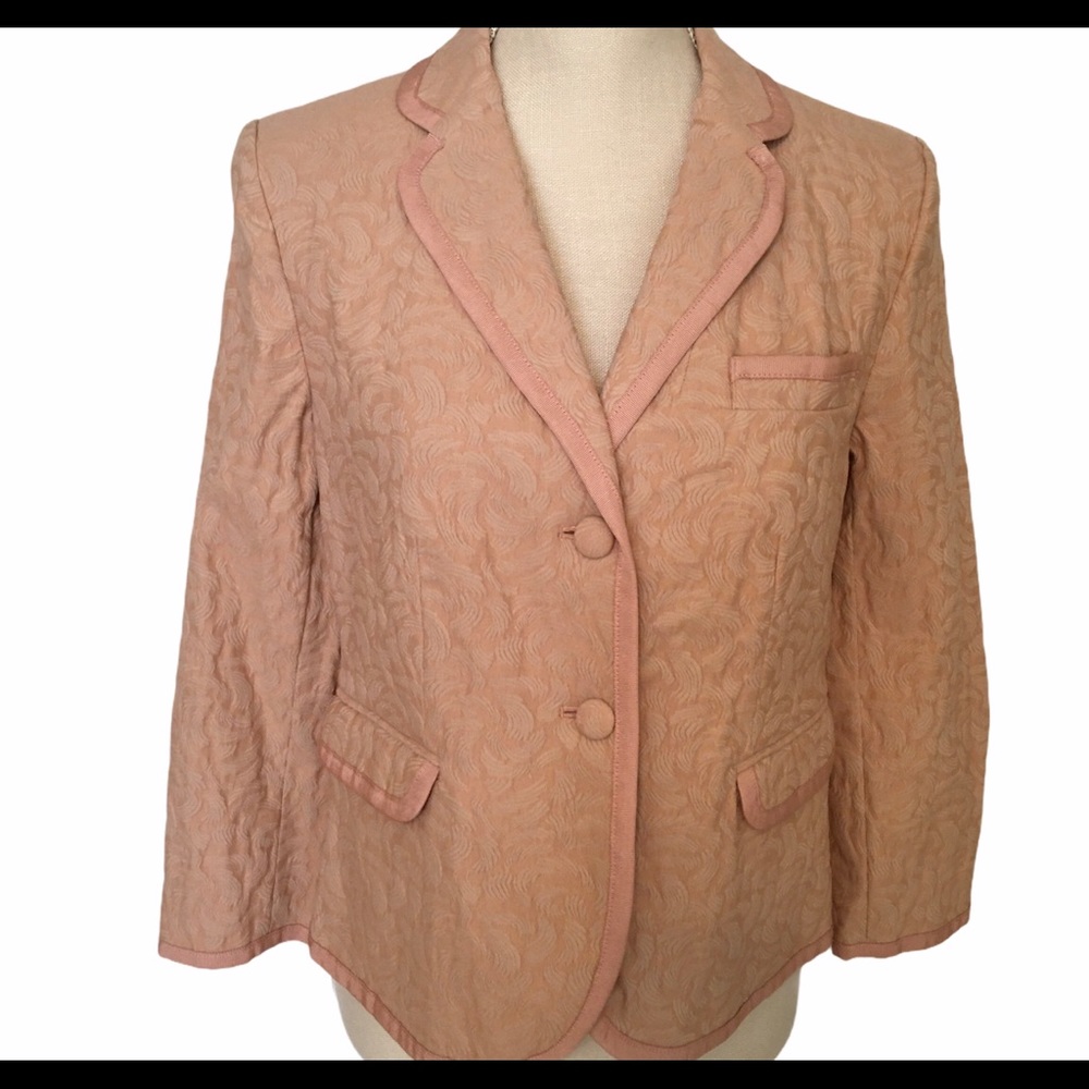 Simply Vera Vera Wang Blush Blazer Size: M